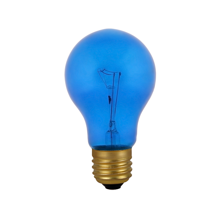 AS-012  A60  E26  喷漆灯泡-蓝色