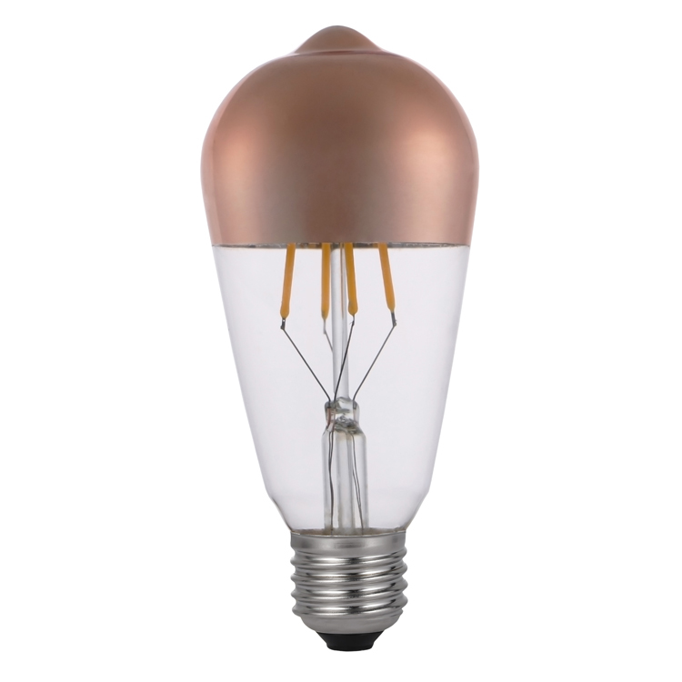 OS-110  ST21 Half Gold Plated LED Bulb