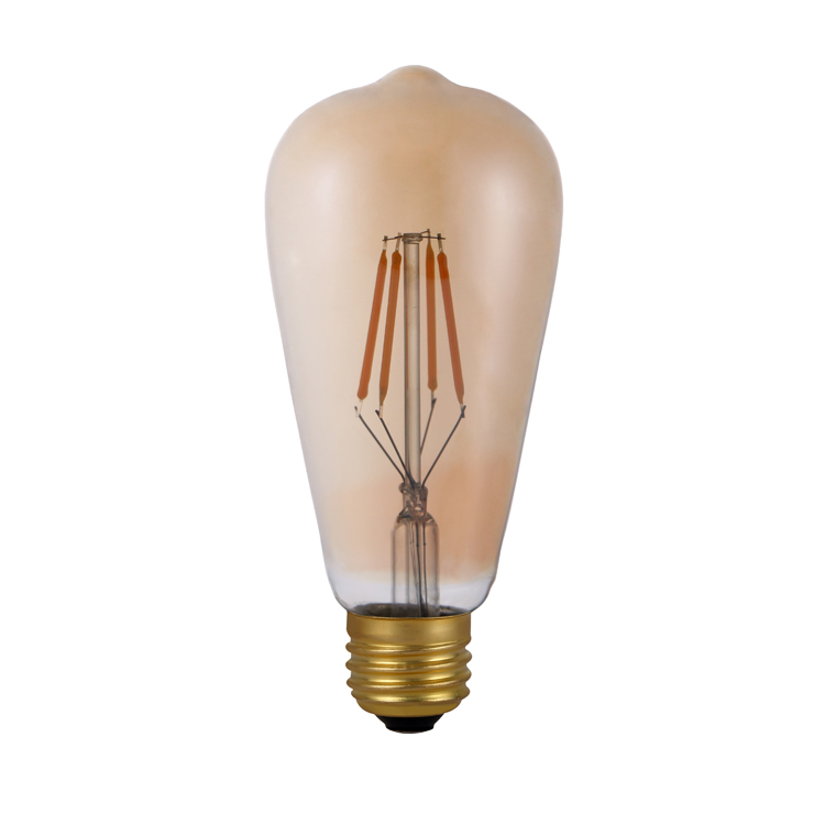 OS-600-A ST64 Amber LED Filament Bulb