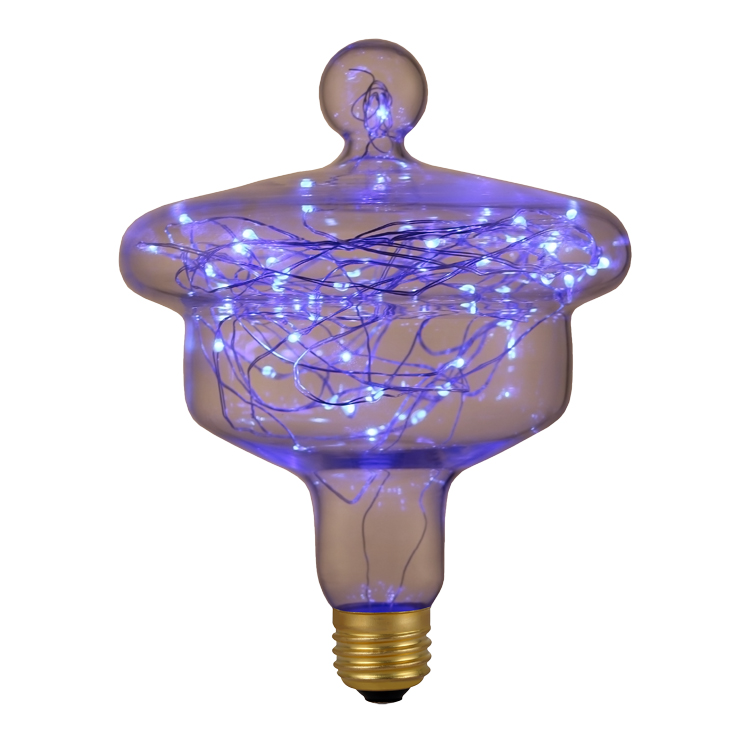OS-537  Teaport tid Purple LED stars Lamp