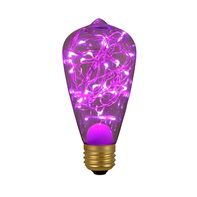 OS-631 ST64 Pink Color LED Starry Bulb