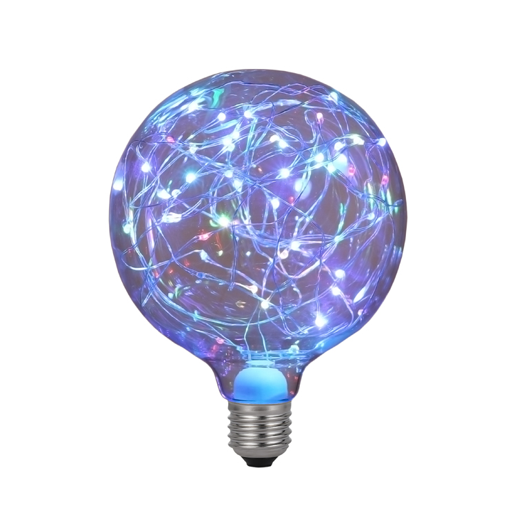 OS-627 G125 Multi Color LED Starry Bulb